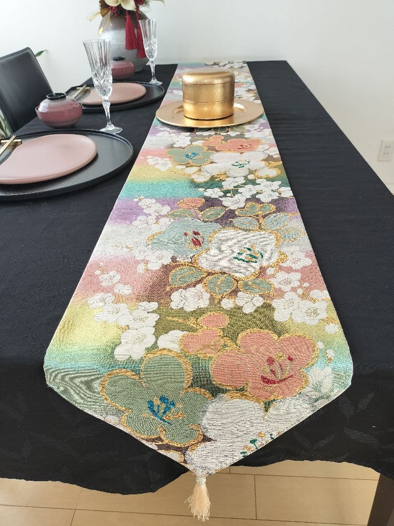 A961★逸品‼️春♡‼️ひな祭り‼️テーブルランナー2m18cm