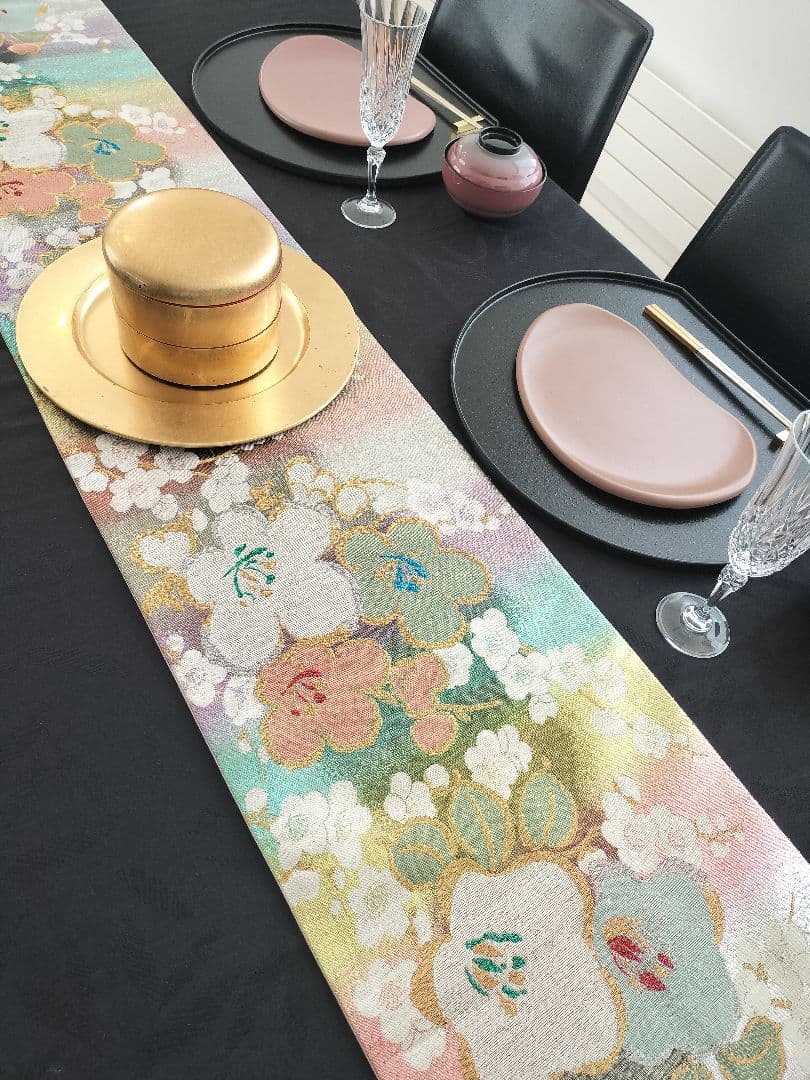 A961★逸品‼️春♡‼️ひな祭り‼️テーブルランナー2m18cm