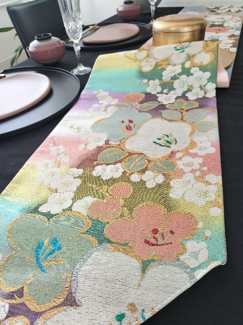 A961★逸品‼️春♡‼️ひな祭り‼️テーブルランナー2m18cm