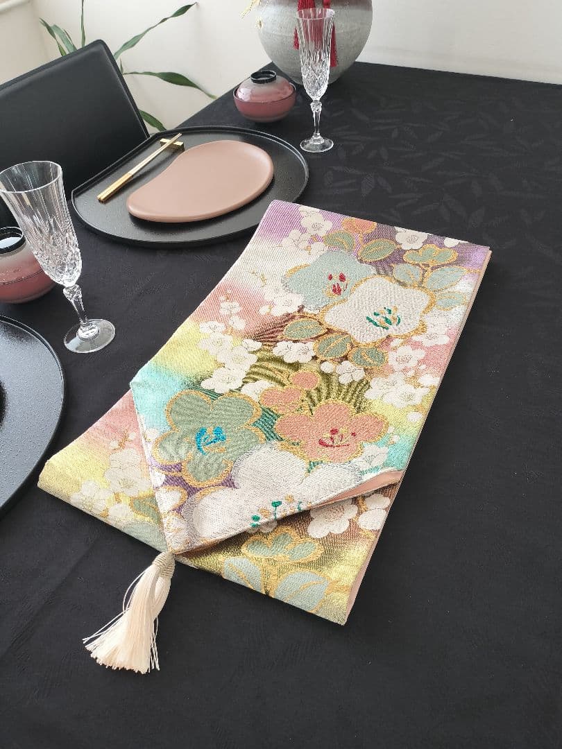 A961★逸品‼️春♡‼️ひな祭り‼️テーブルランナー2m18cm