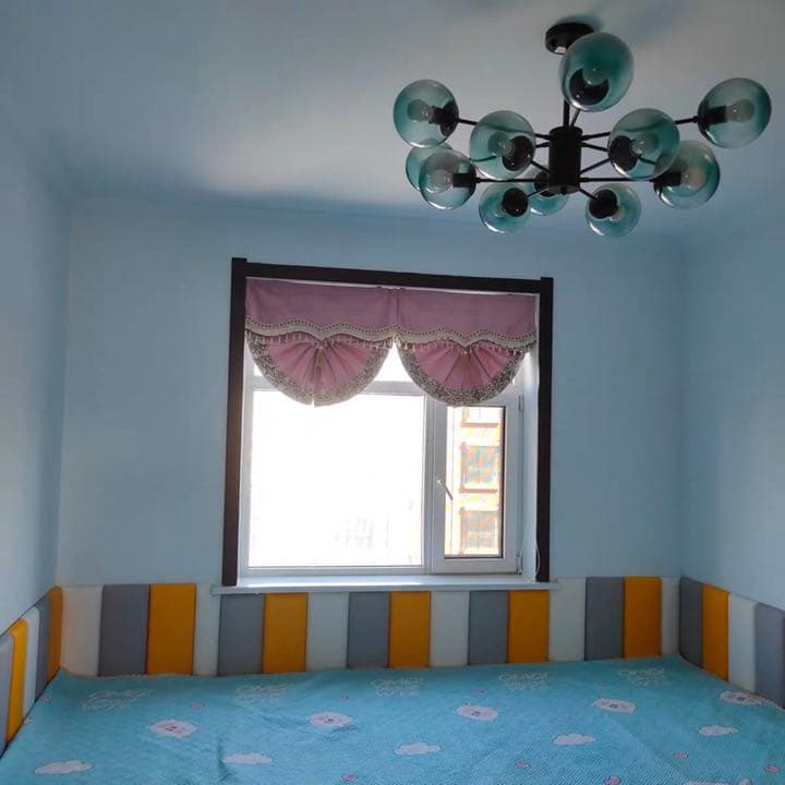 ヨーロッパ風　欧式カーテン　円型カーテン　豪華感十分