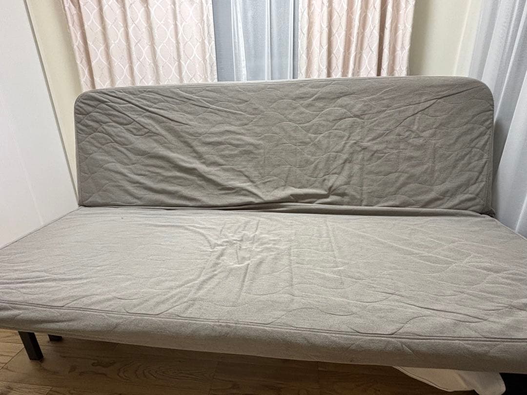 IKEA NYHAMN 3人掛けソファベッド グレー