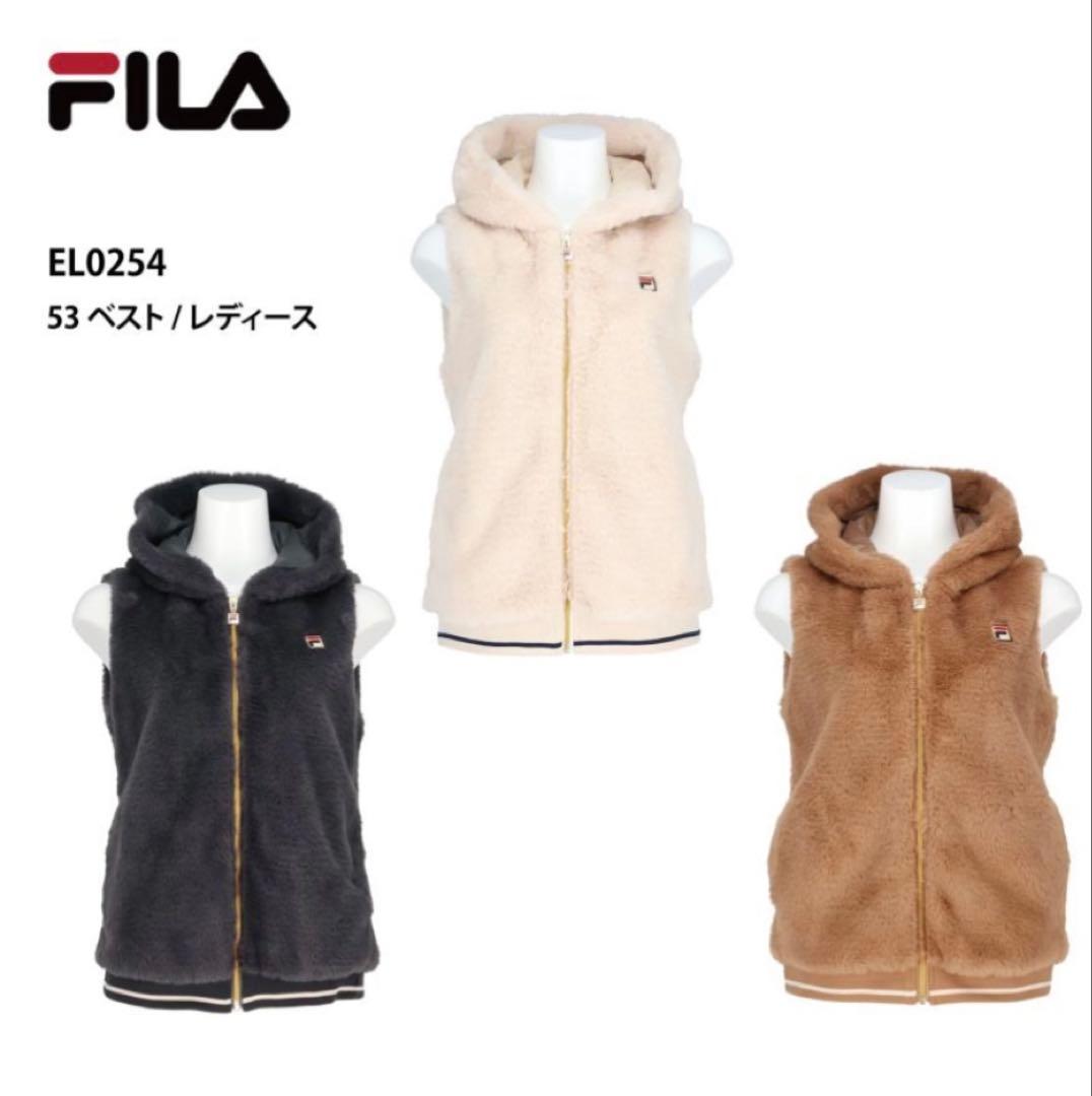 FILA♡【新品タグ付き】2025FWファーベスト EL0254完売品