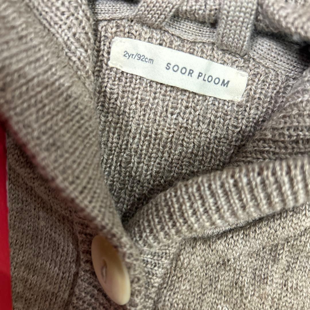 soor ploomニットアウター　2y 92cm
