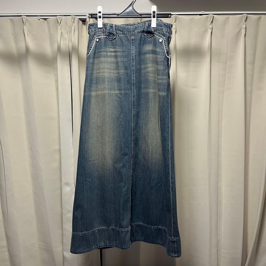 【ポンズ】RHODOLIRION/Cowboy Skirt-Denim