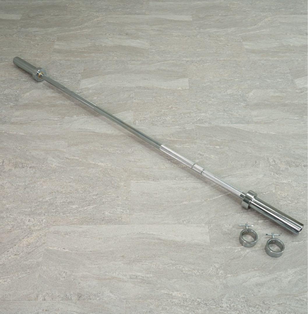 【引き取り限定】オリンピックバーベルシャフト183cm IROTEC