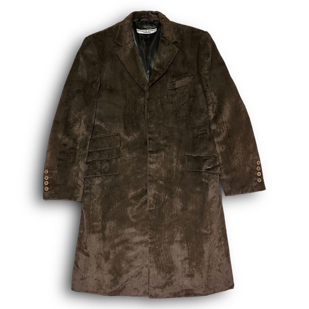 ジャケット・アウター KATHARINE HAMNETT LONDON Fake fur coat