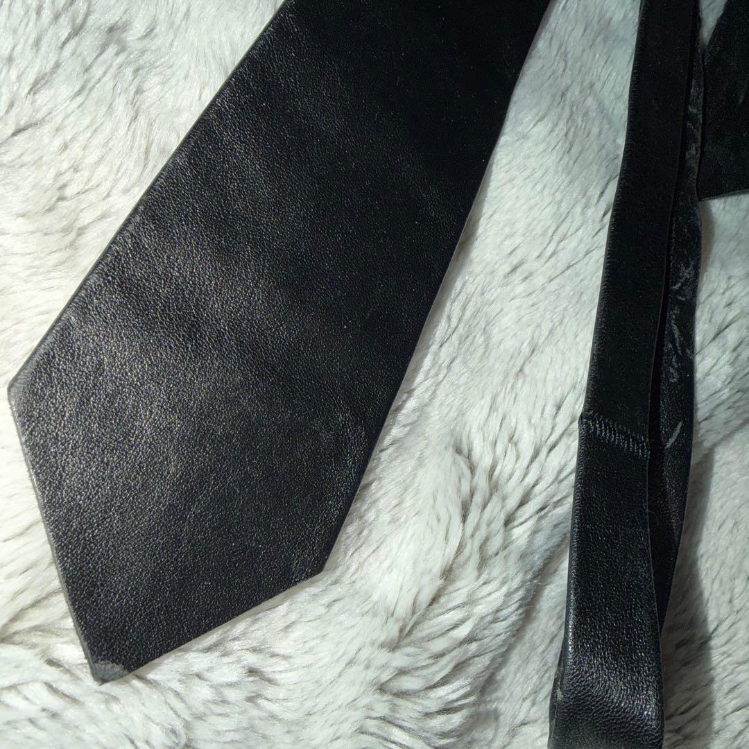 Agnes b. Homme レザーネクタイ