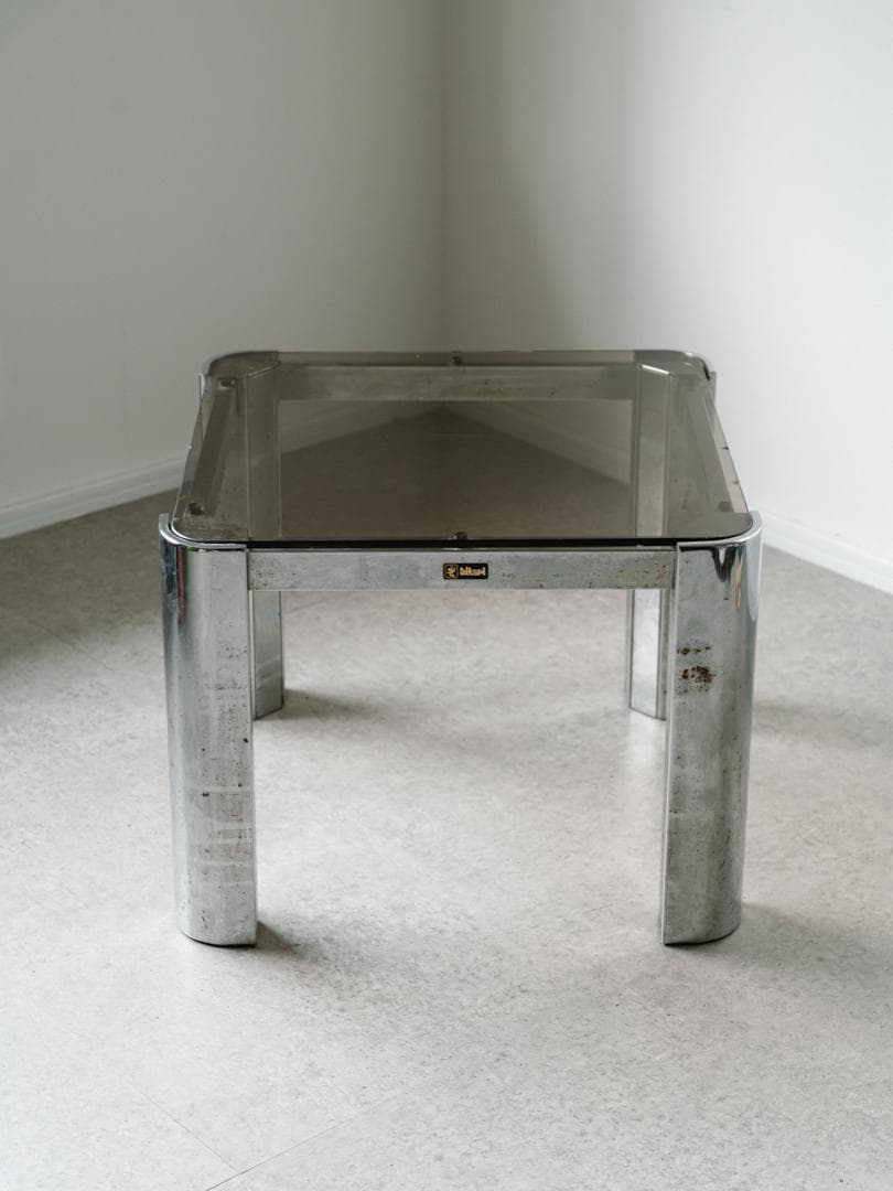 60-70's HIKARI スモークガラステーブル ミッドセンチュリー　モダン