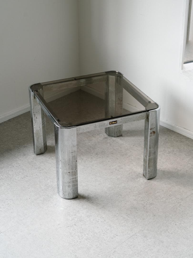 60-70's HIKARI スモークガラステーブル ミッドセンチュリー　モダン