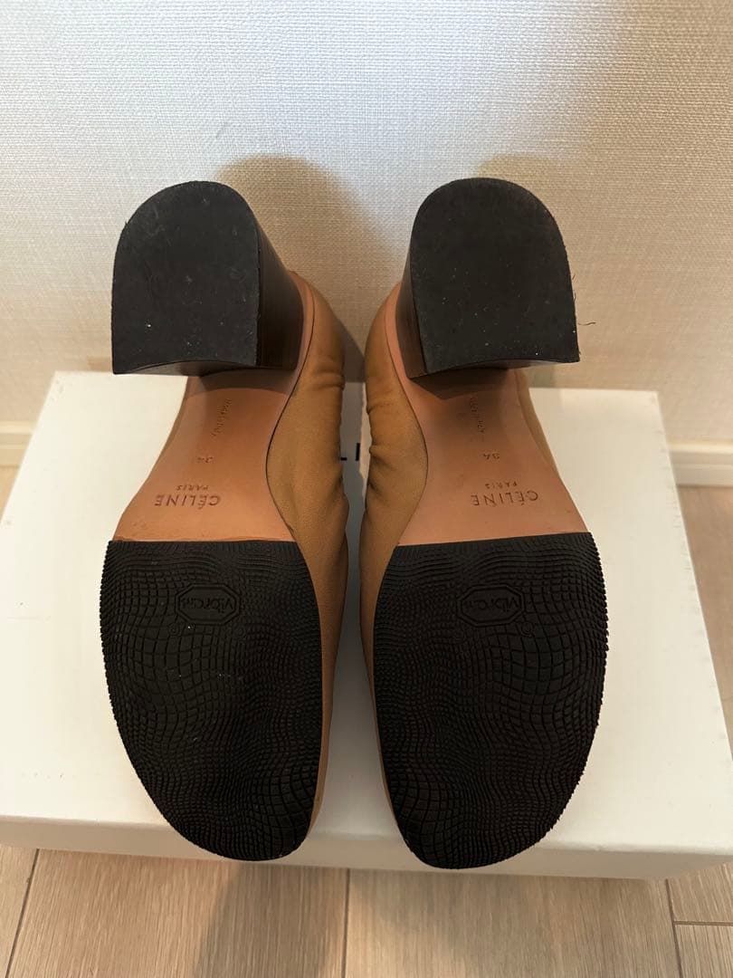 1／6迄⭐︎正規品⭐︎最終値下げ⭐︎CELINEソフトバレリーナ　希少サイズ34