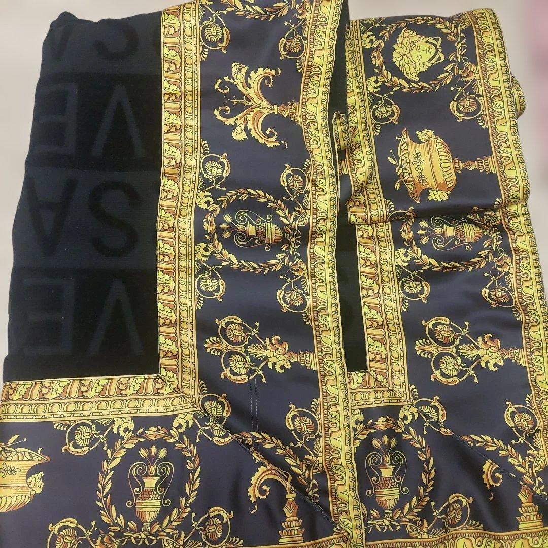 高級ヴェルサーチメデューサプリント 大判バスタオル