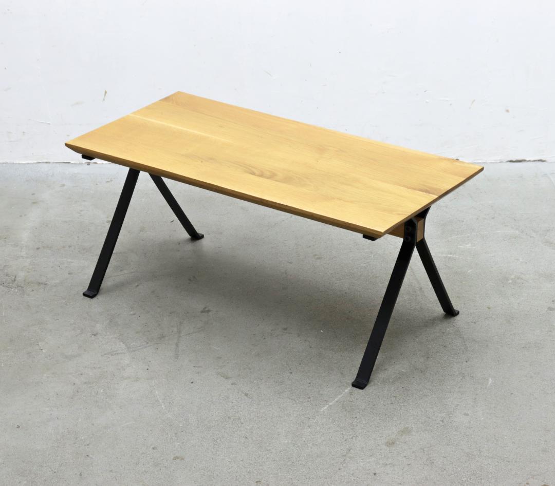 ライフファニチャー SP オーク無垢材 アイアン センターテーブル