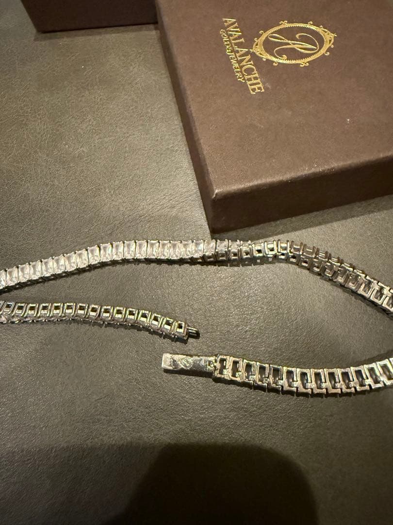 定価57800円 AVALANCHE アヴァランチシルバーテニスネックレス50