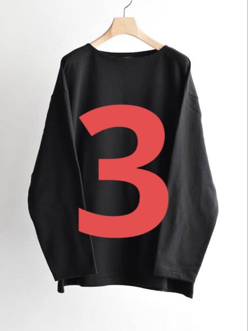 25AW COMOLI コットン ボートネック size3