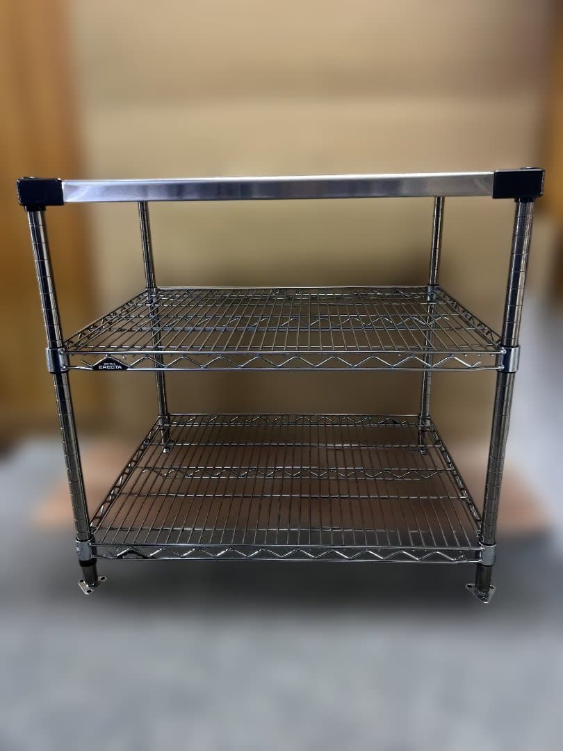 業務用スーパーエレクター 幅760奥行615　ソリッドシェルフ　ワイヤーシェルフ