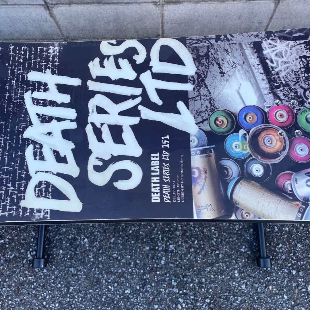 デスレーベル　Death series LTD 151cm フラットキャンバー