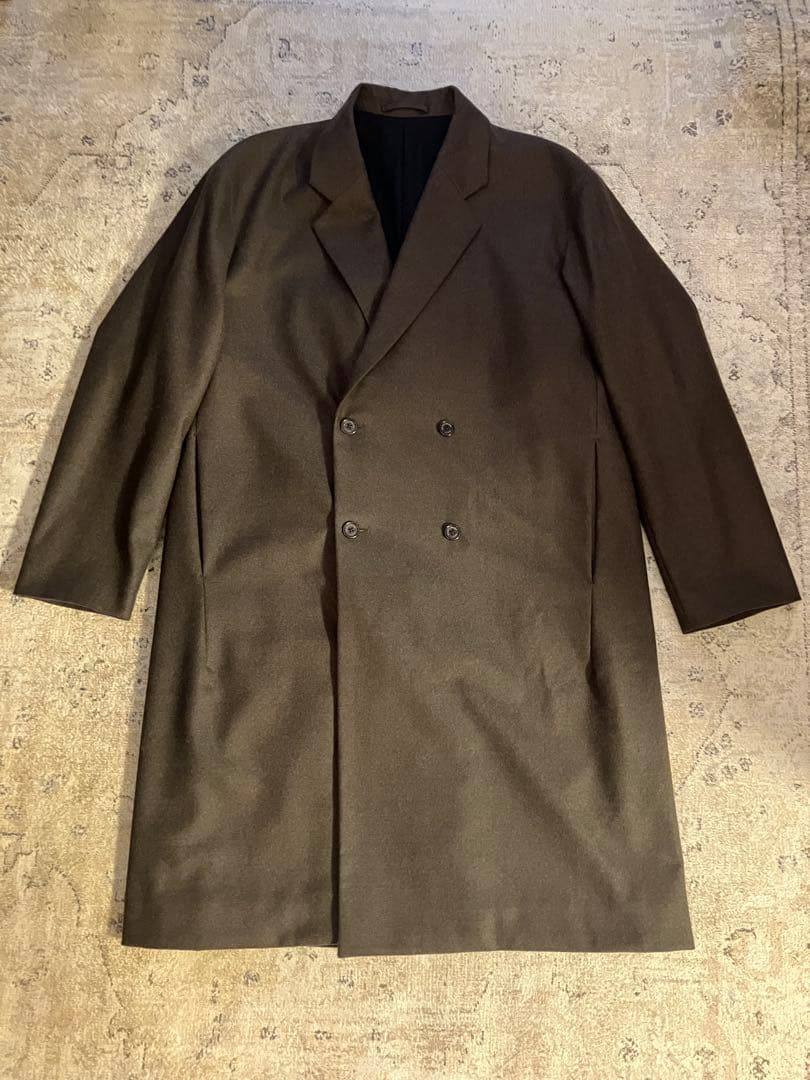 マーカウェア　ミニマリストコート　ダブルフロント　サイズ2 ブラウン