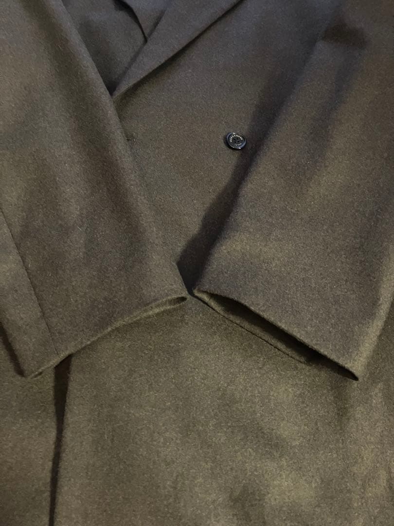 マーカウェア　ミニマリストコート　ダブルフロント　サイズ2 ブラウン