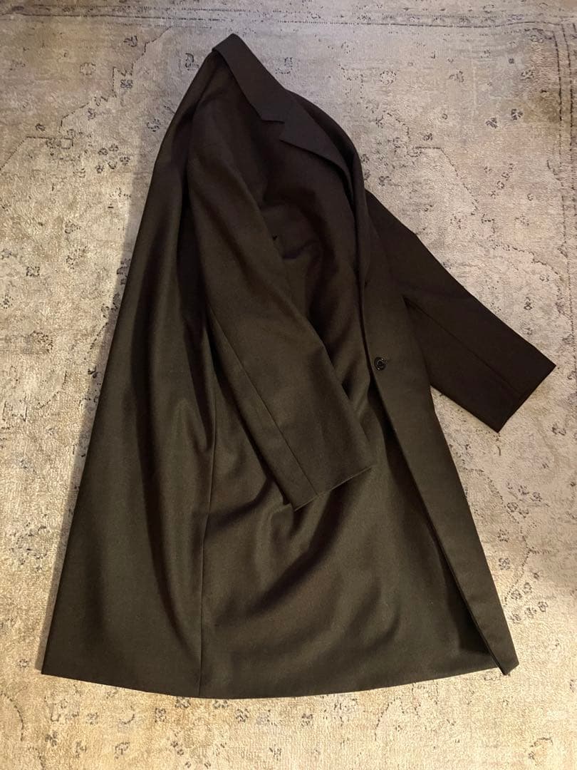 マーカウェア　ミニマリストコート　ダブルフロント　サイズ2 ブラウン