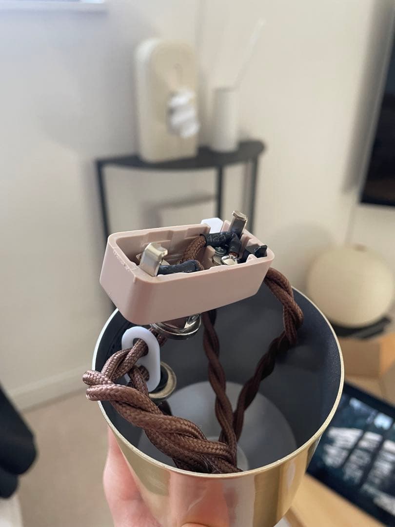 ペンダントライト(ゴールド) 2灯※LED付き