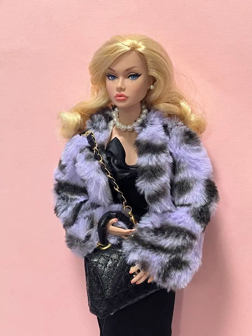 ★ハンドメイド★ミニチュア 2wayバッグ ブラック