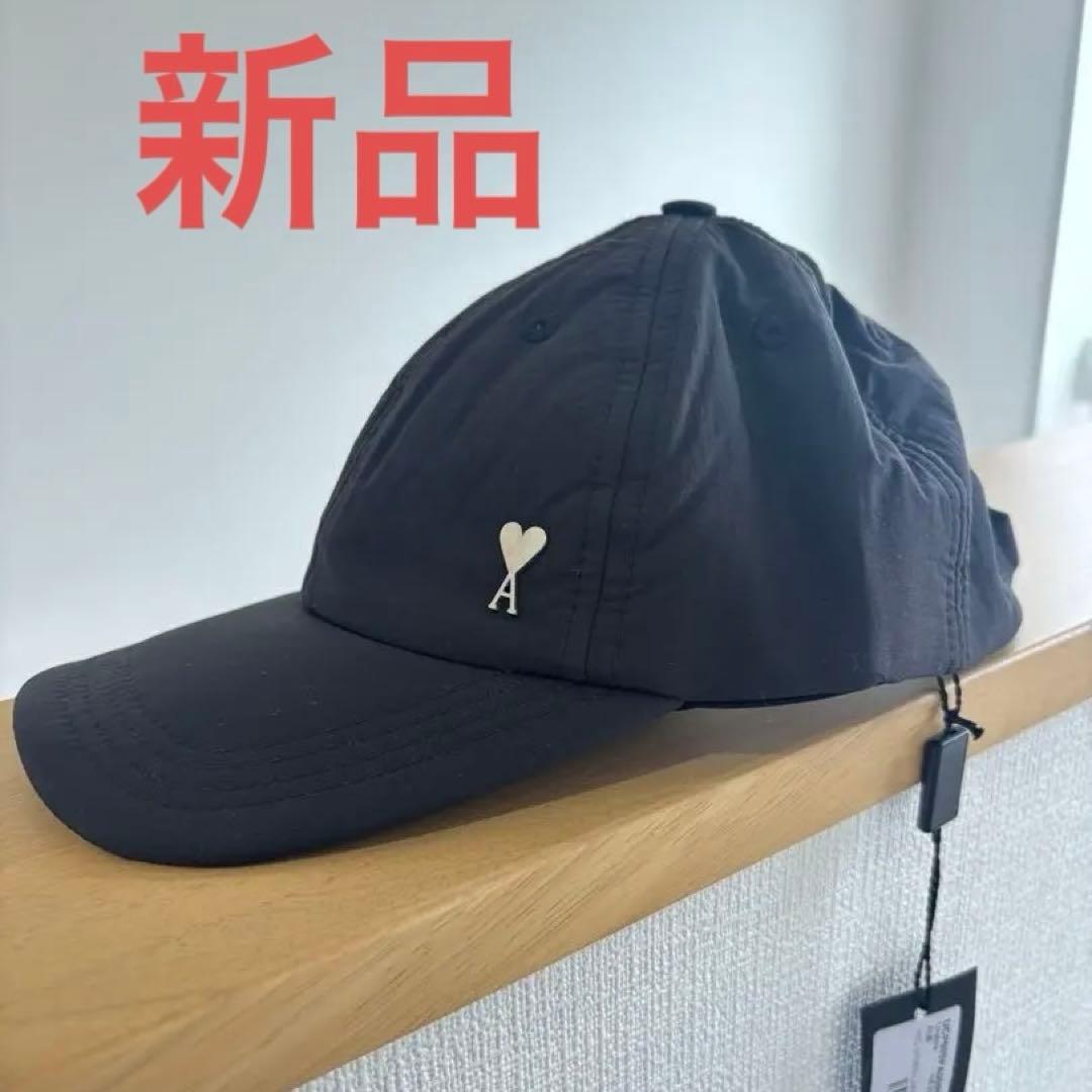 新品アミパリス　AMIDE COEUR スタッド キャップ　ブラック