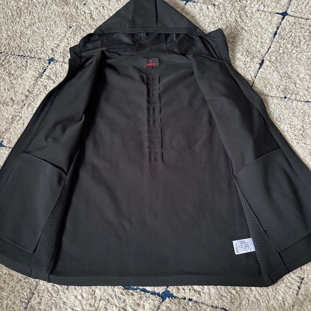 【美品✨】ブリーフィング　ニットジャケット　パーカー　XL ジップ　ブラック　黒