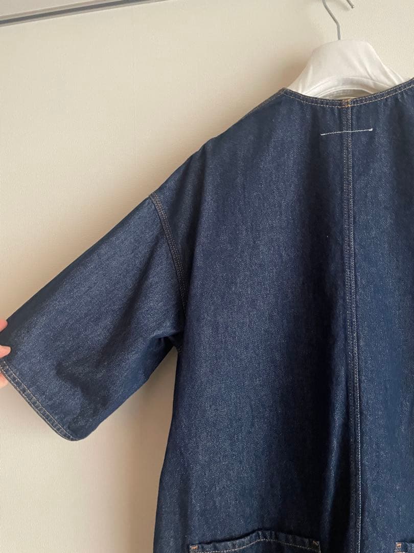 【美品】MM6 デニムチュニックワンピース 38