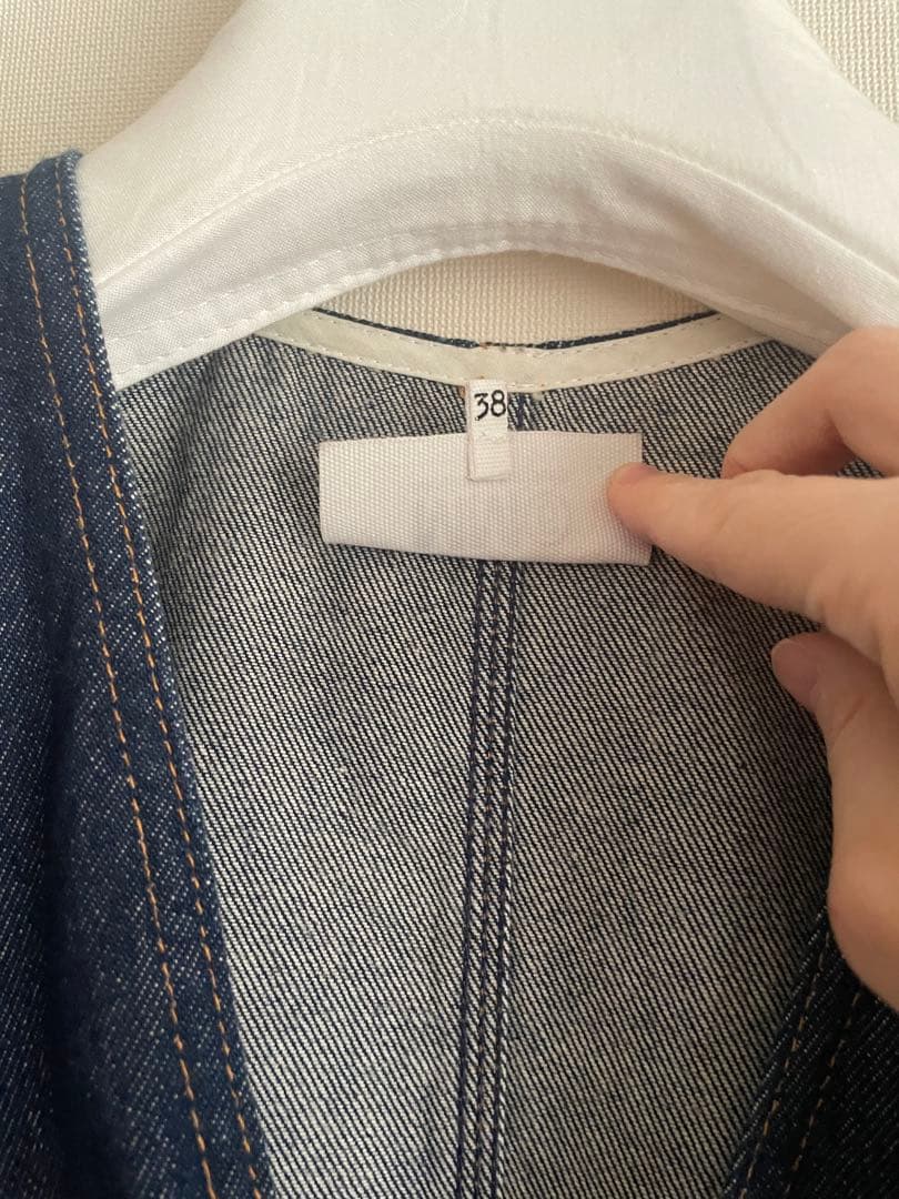 【美品】MM6 デニムチュニックワンピース 38