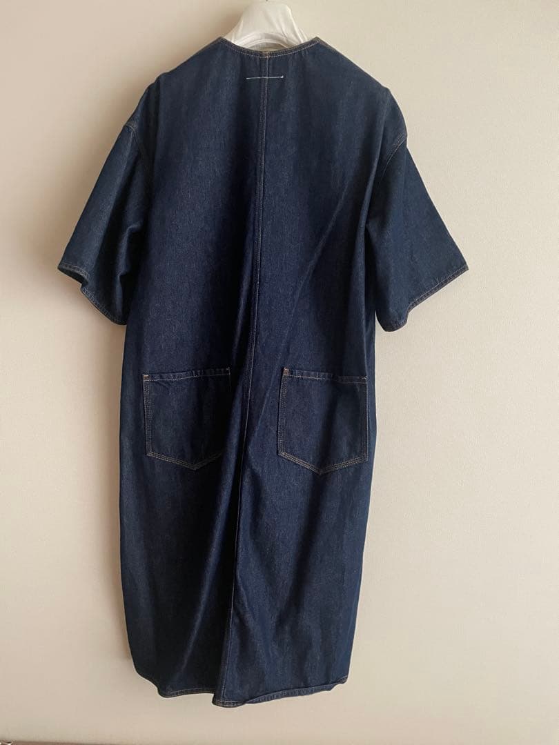 【美品】MM6 デニムチュニックワンピース 38