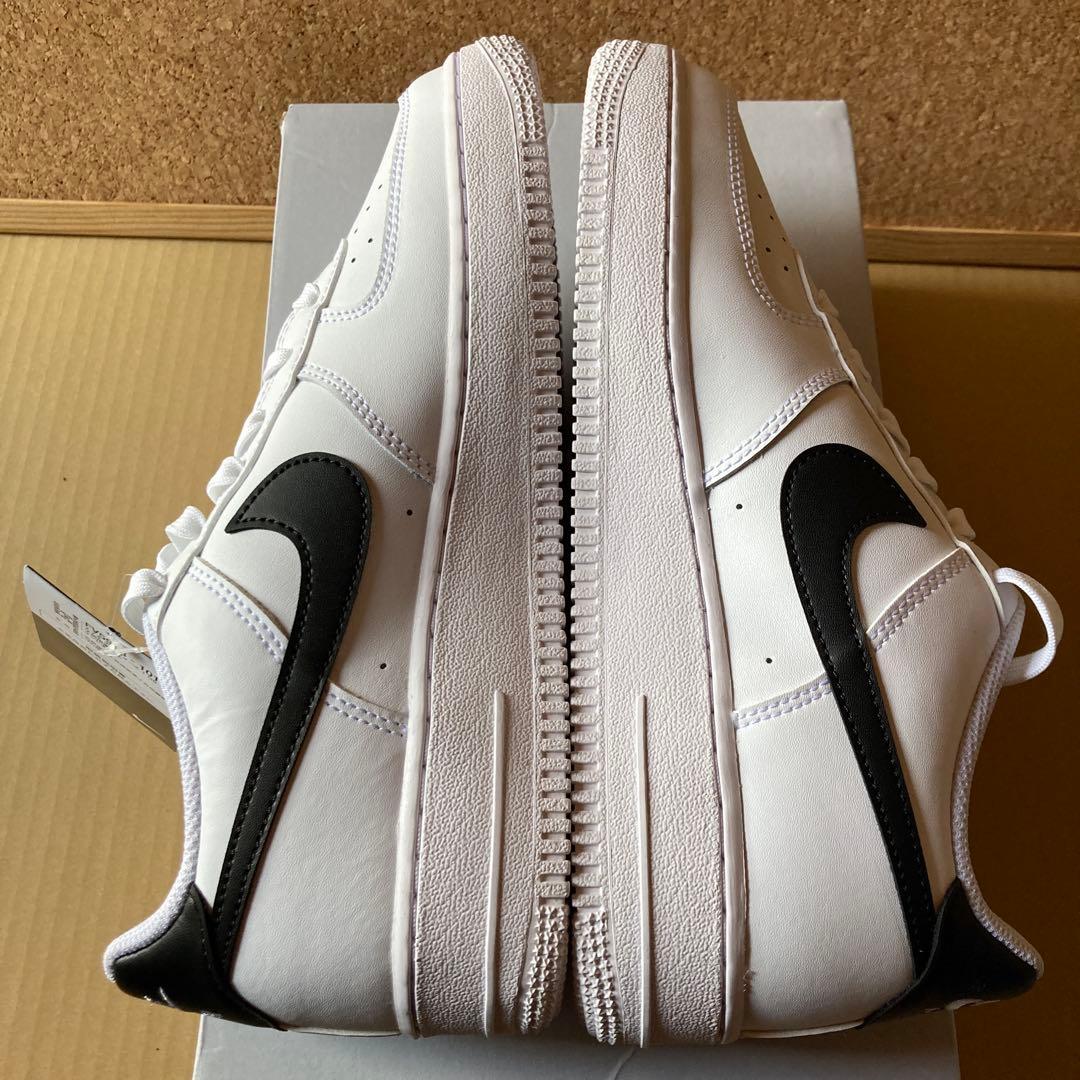 ナイキ　エアフォース1 白黒　25cm