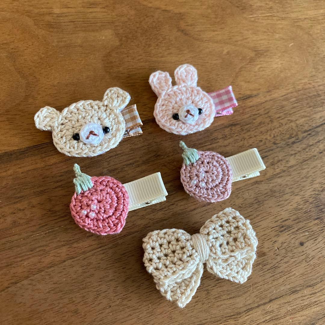 sa123様ご確認用☆ベビーヘアクリップ