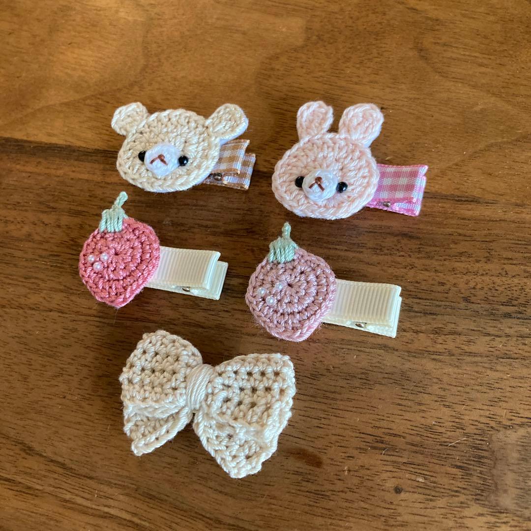 sa123様ご確認用☆ベビーヘアクリップ