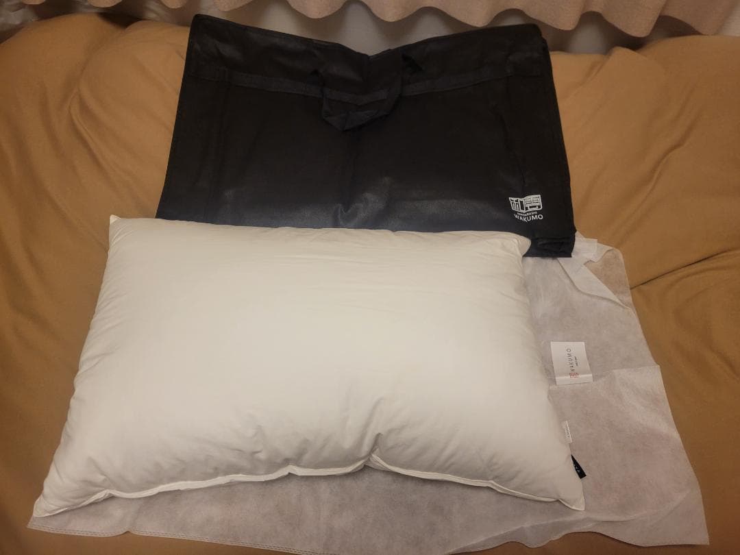 和雲　三層プレミアム羽毛枕 　高さ：レギュラー　M43×63㎝）