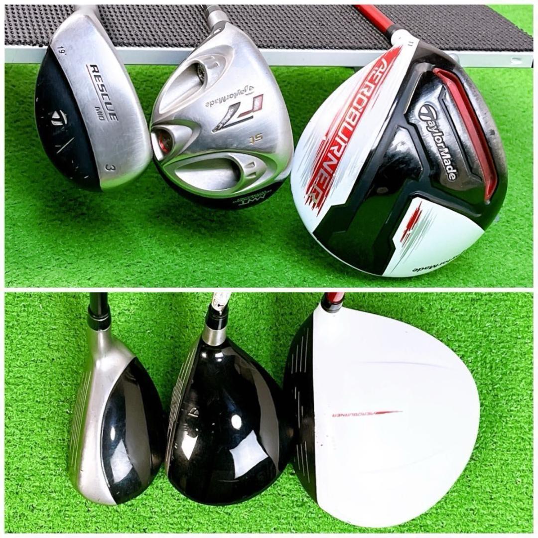 レフティ メンズ テーラーメイド エアロバーナー ゴルフクラブセット 左打ち