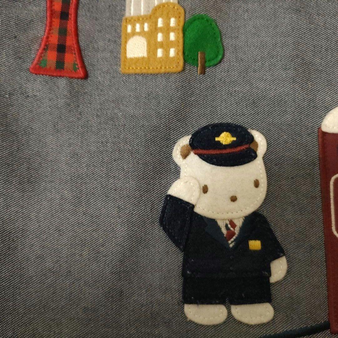 赤*巾様 ファミリア×阪急電車　コラボデニムバック