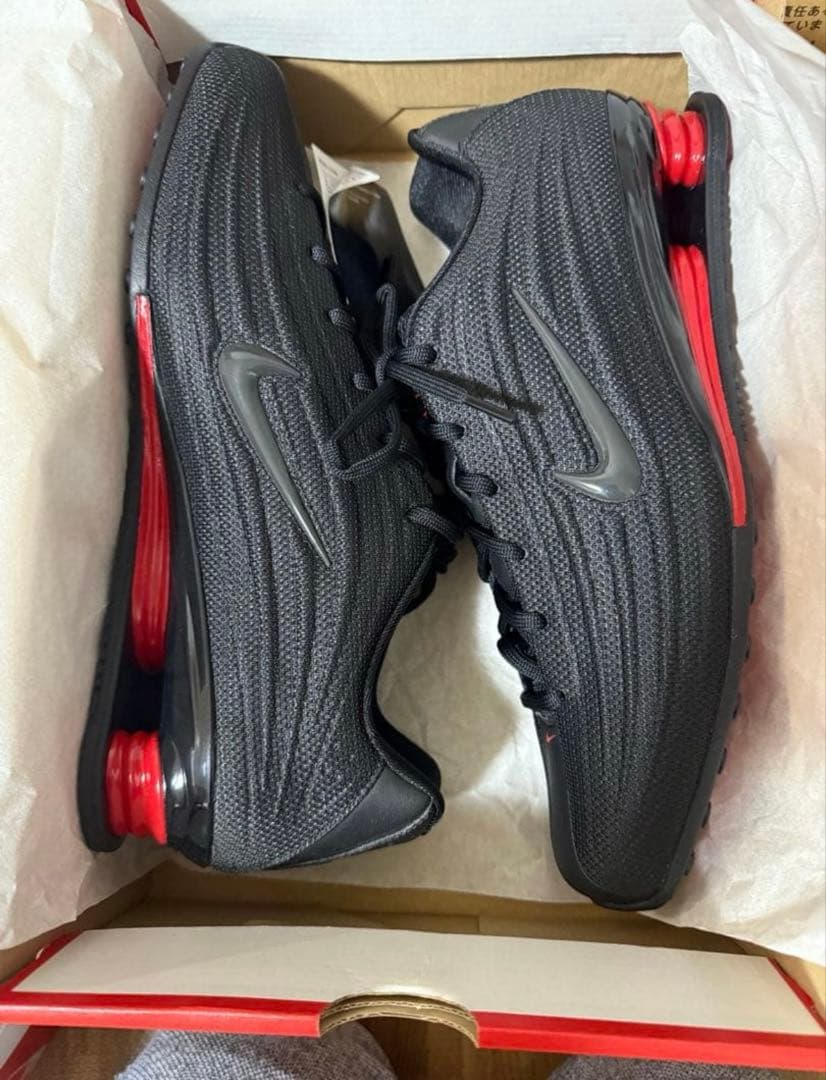 靴 Nike W SHOX Z Black Red wmns 29cm