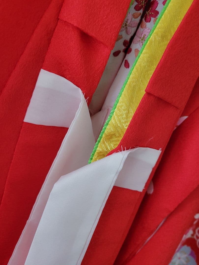 七五三 ３歳 女の子 被布 セット 着物 簡単着付け