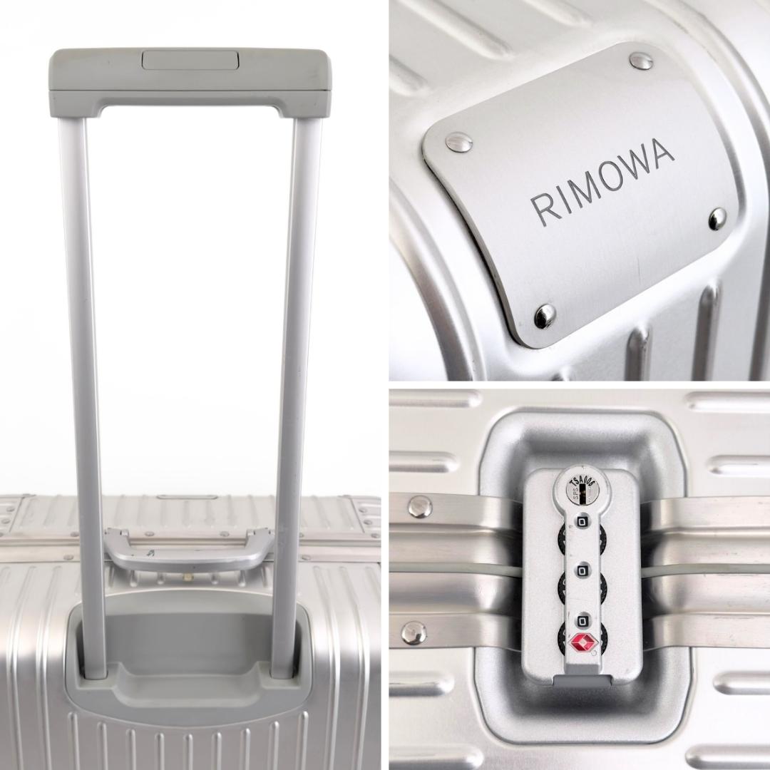 リモワ オリジナル チェックインL 86L 4輪 TSAロック シルバー アルミ