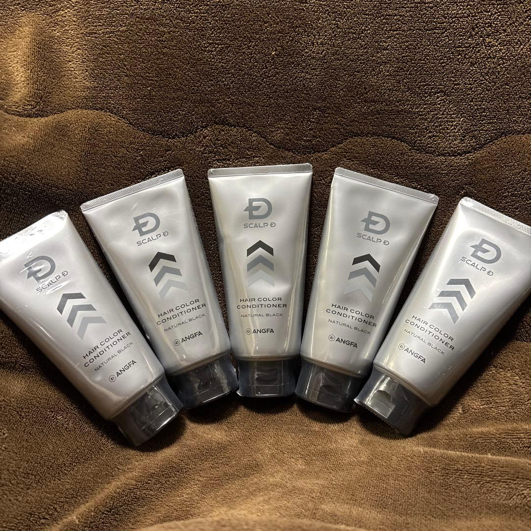ANGFA スカルプD ヘアカラーコンディショナー 150g ナチュラルブラック
