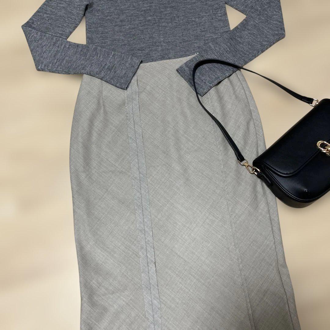 【little suzie]】Wool Twill Long Skirt