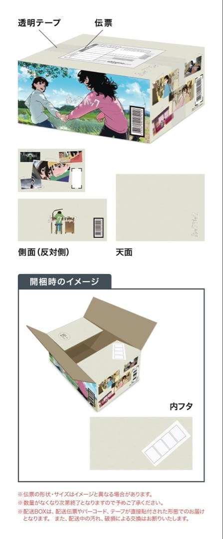 劇場アニメ ルックバック 初回生産限定版 楽天ブックス配送BOX＋限定特典 芒果