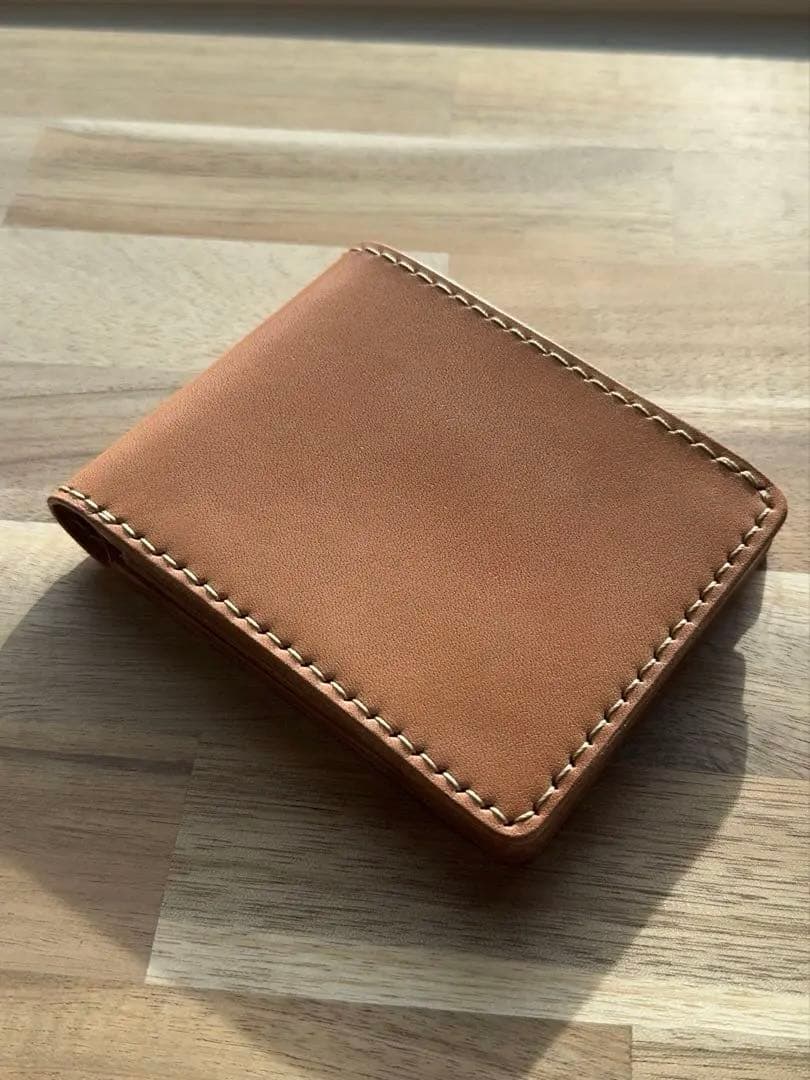 本革 栃木サドルレザー 二つ折り財布