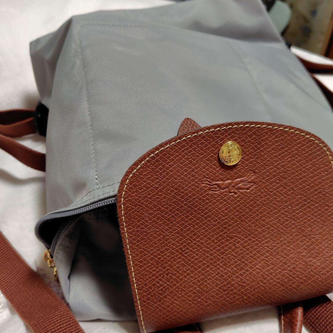 レザーとナイロンのリュック・バックパック お出かけに一回使用しました。