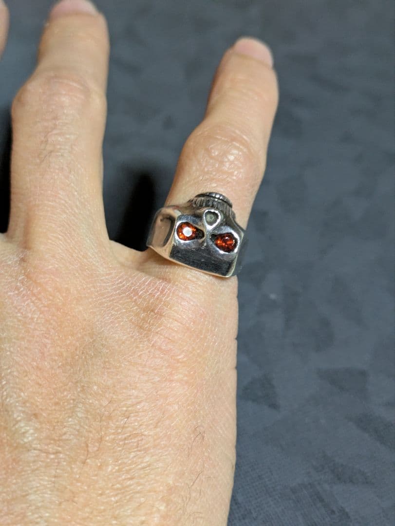 フラッシュポイント　ジムスカル　リング　シルバー