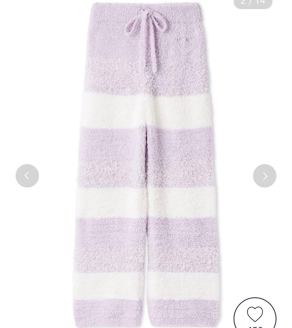 断捨離ガリ子【新品未使用】ジェラートピケ 3ボーダーパーカ&ロングパンツ