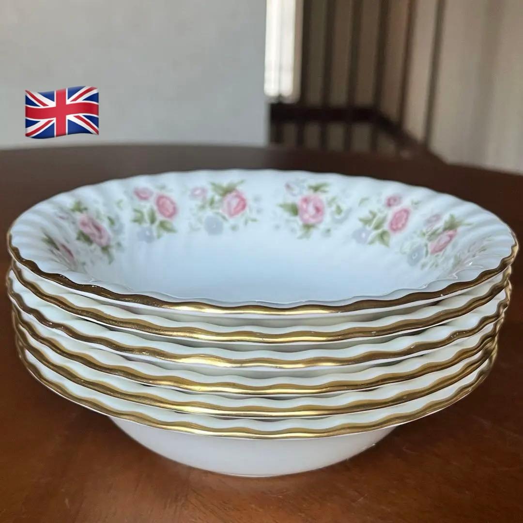【美品】英国製　ミントン★スプリングブーケ★サラダボウル　６個