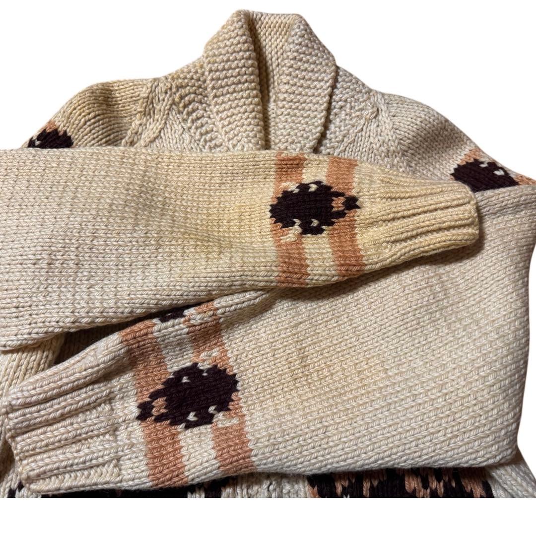 ビンテージ 70s バッファロー カウチンセーター TALONジッパー 古着