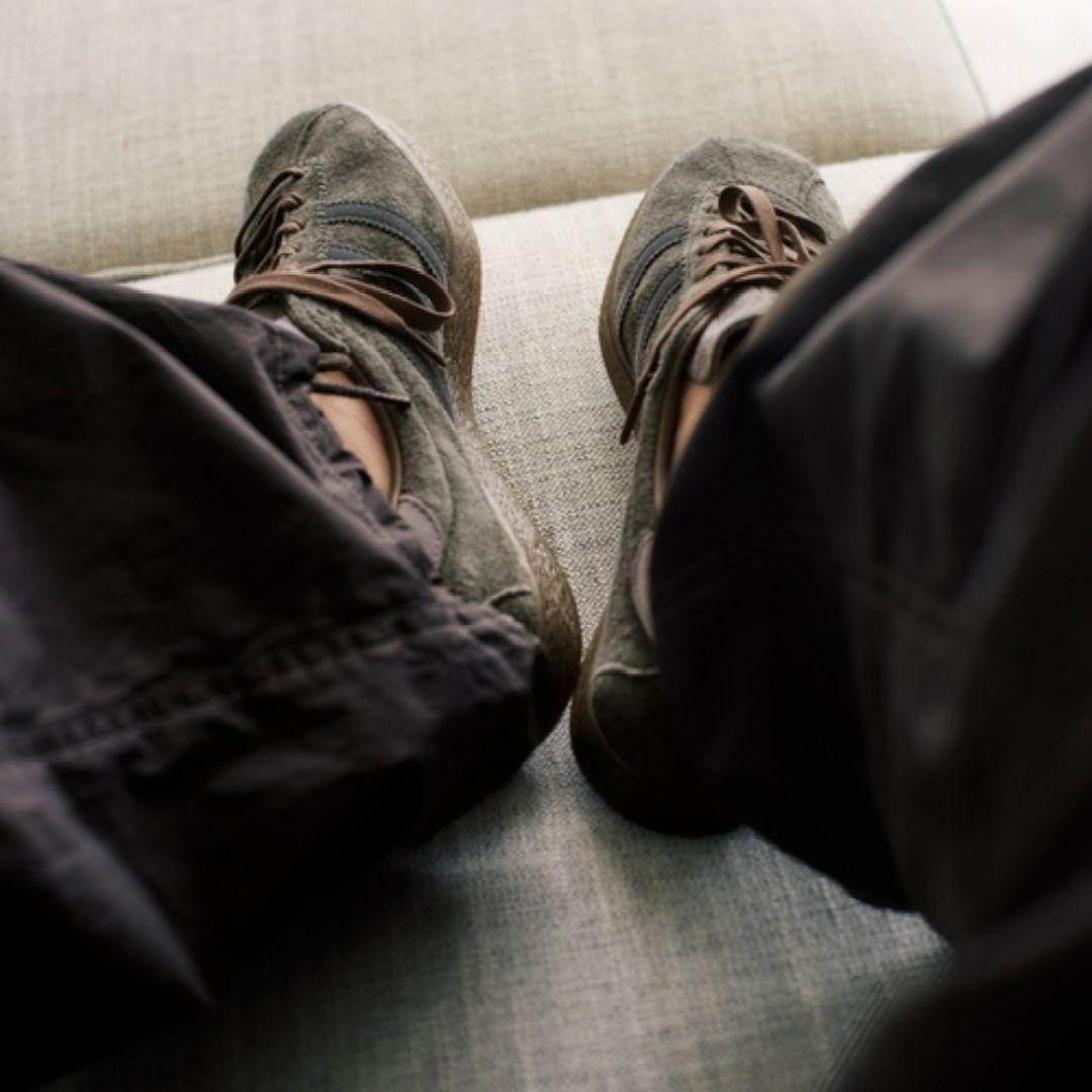 【箱・タグ付】美品 adidas TOBACCO SMU カーキ×ブラウン